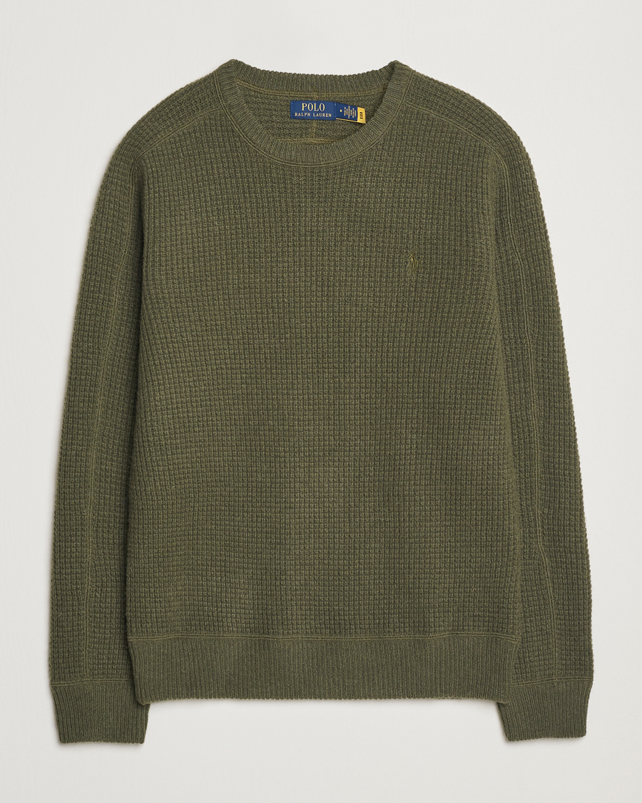 Herre | Gensere | Polo Ralph Lauren | Wool/Alpaca Knitted Sweater New Olive