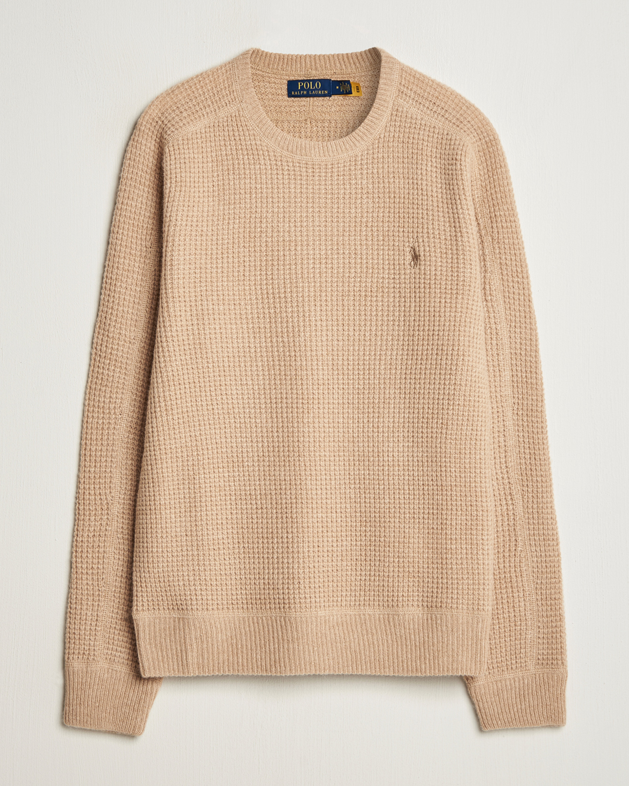 Herre | Gensere | Polo Ralph Lauren | Wool/Alpaca Knitted Sweater Dune Melange