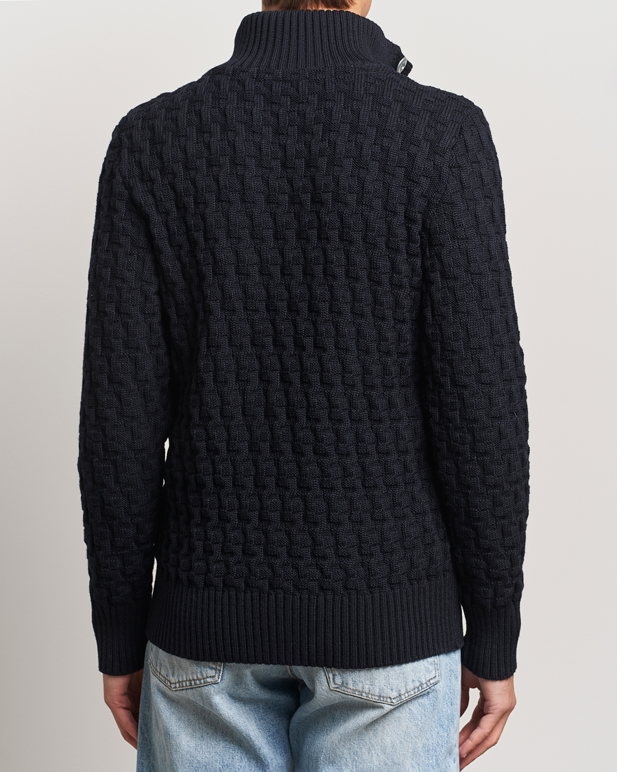 Herre | Gensere | S.N.S. Herning | Stark Cable Cardigan Navy Blue