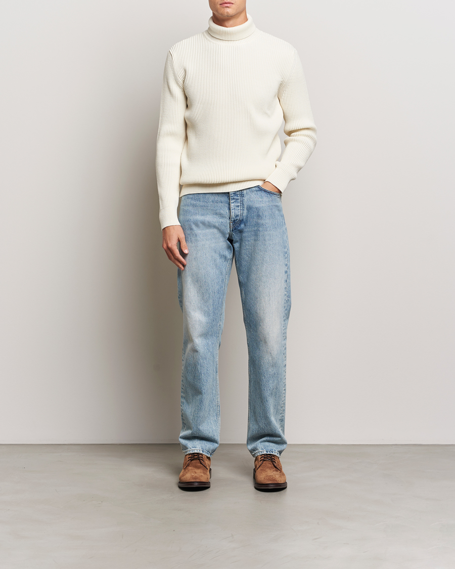 Herre | Gensere | S.N.S. Herning | Fender Wool Rollneck Sweater Natural White