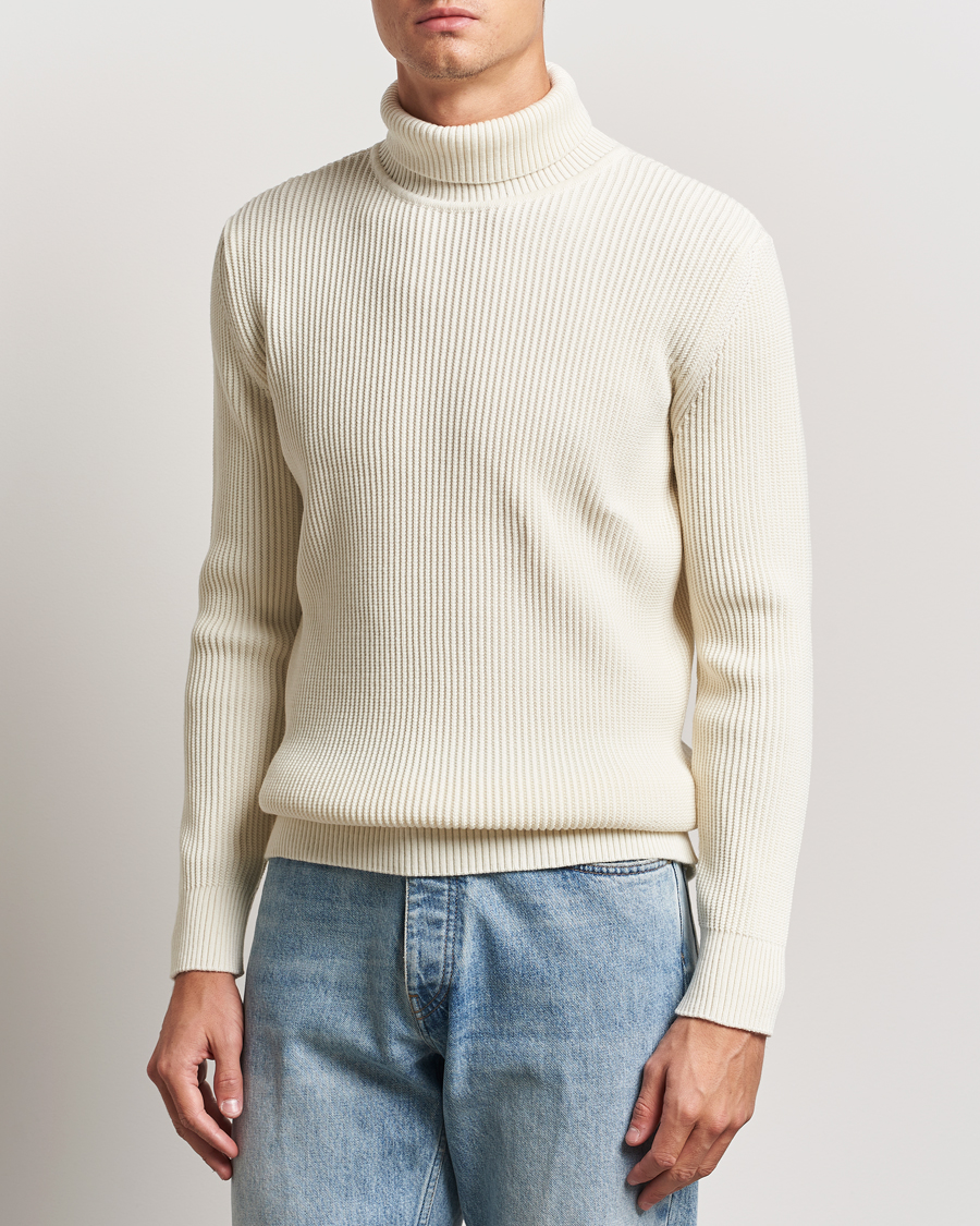 Herre | Gensere | S.N.S. Herning | Fender Wool Rollneck Sweater Natural White