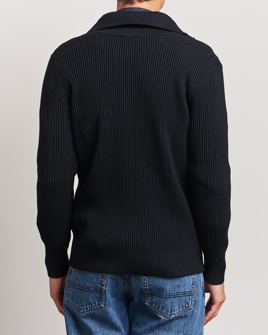 Herre | Gensere | S.N.S. Herning | Fender Wool Full Zip Navy Blue