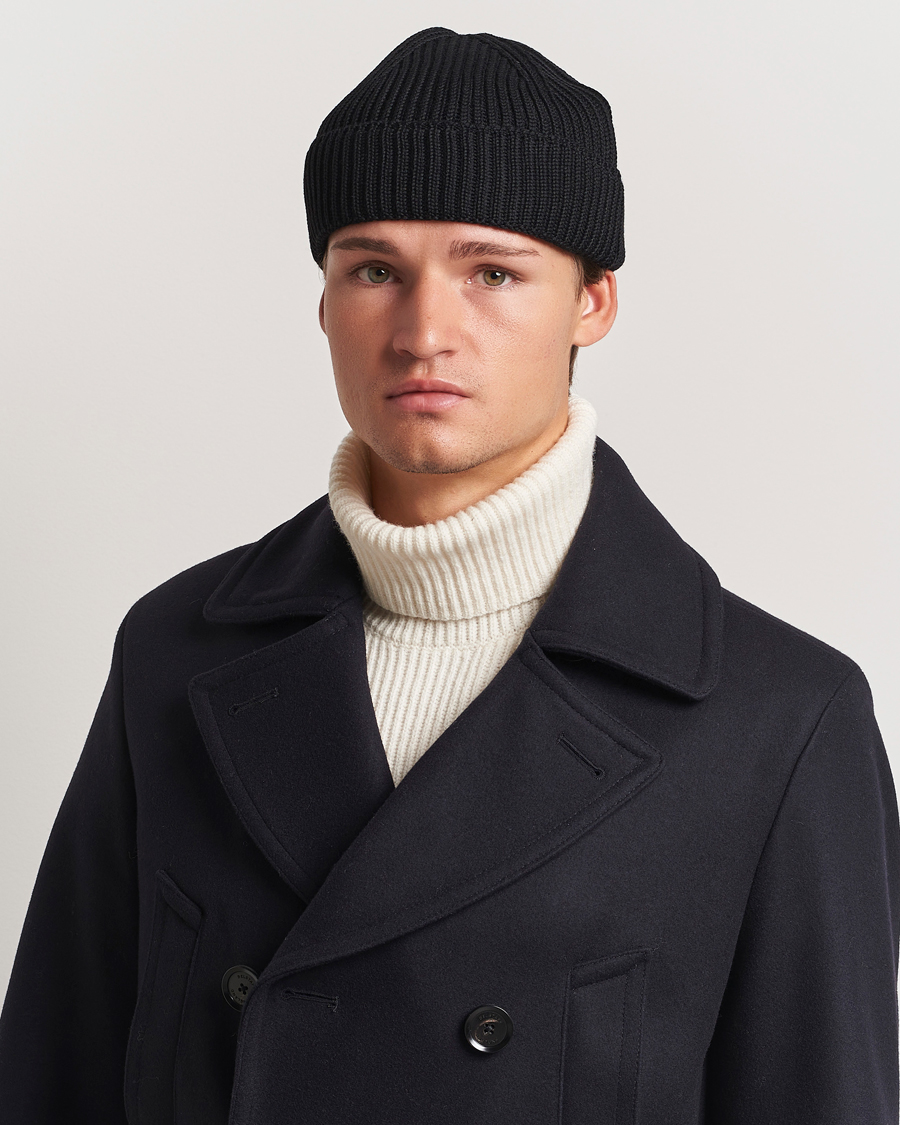 Herre | S.N.S. Herning Fender Merino Wool Hat Black | S.N.S. Herning | Fender Merino Wool Hat Black