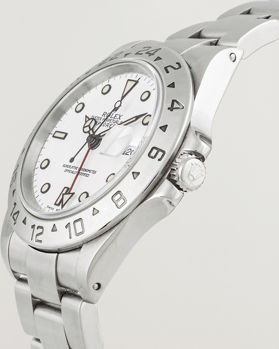 Herre | Rolex Pre-Owned Explorer II 16570 Silver | Rolex Pre-Owned | Explorer II 16570 Silver