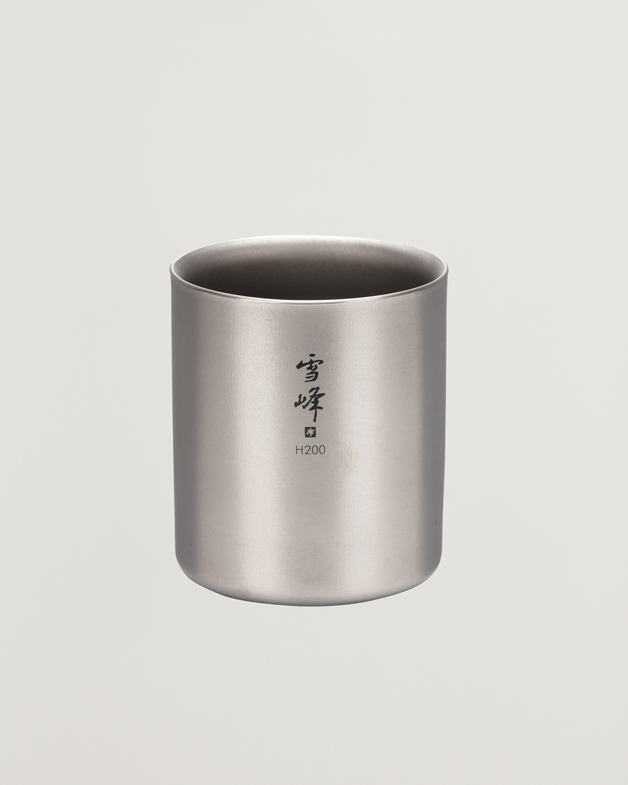 Herre | Outdoor living | Snow Peak | Double Wall Stacking Mug 200 Titanium