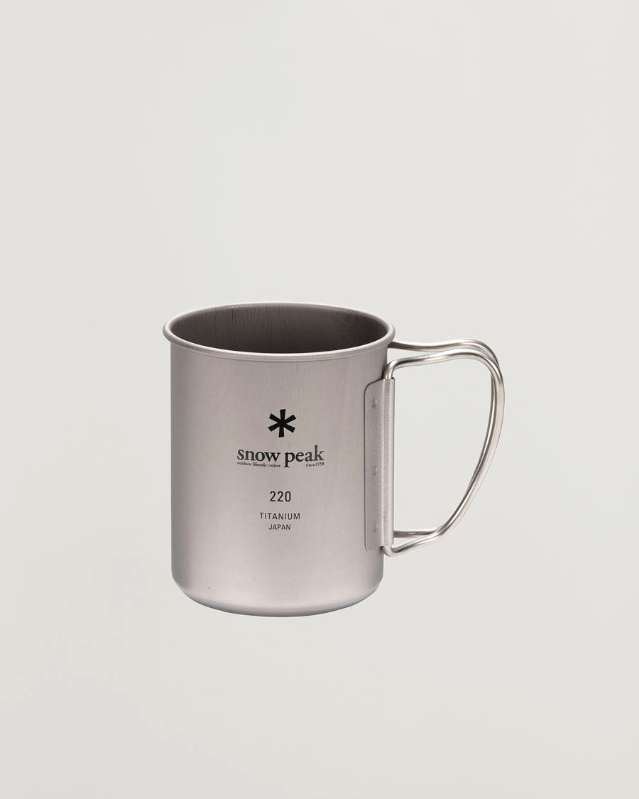 Herre | Outdoor living | Snow Peak | Single Wall Mug 220 Titanium