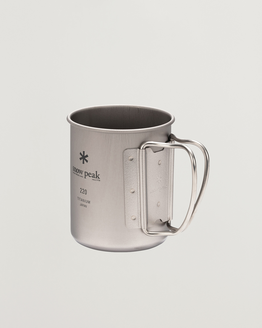 Herre | Outdoor living | Snow Peak | Single Wall Mug 220 Titanium