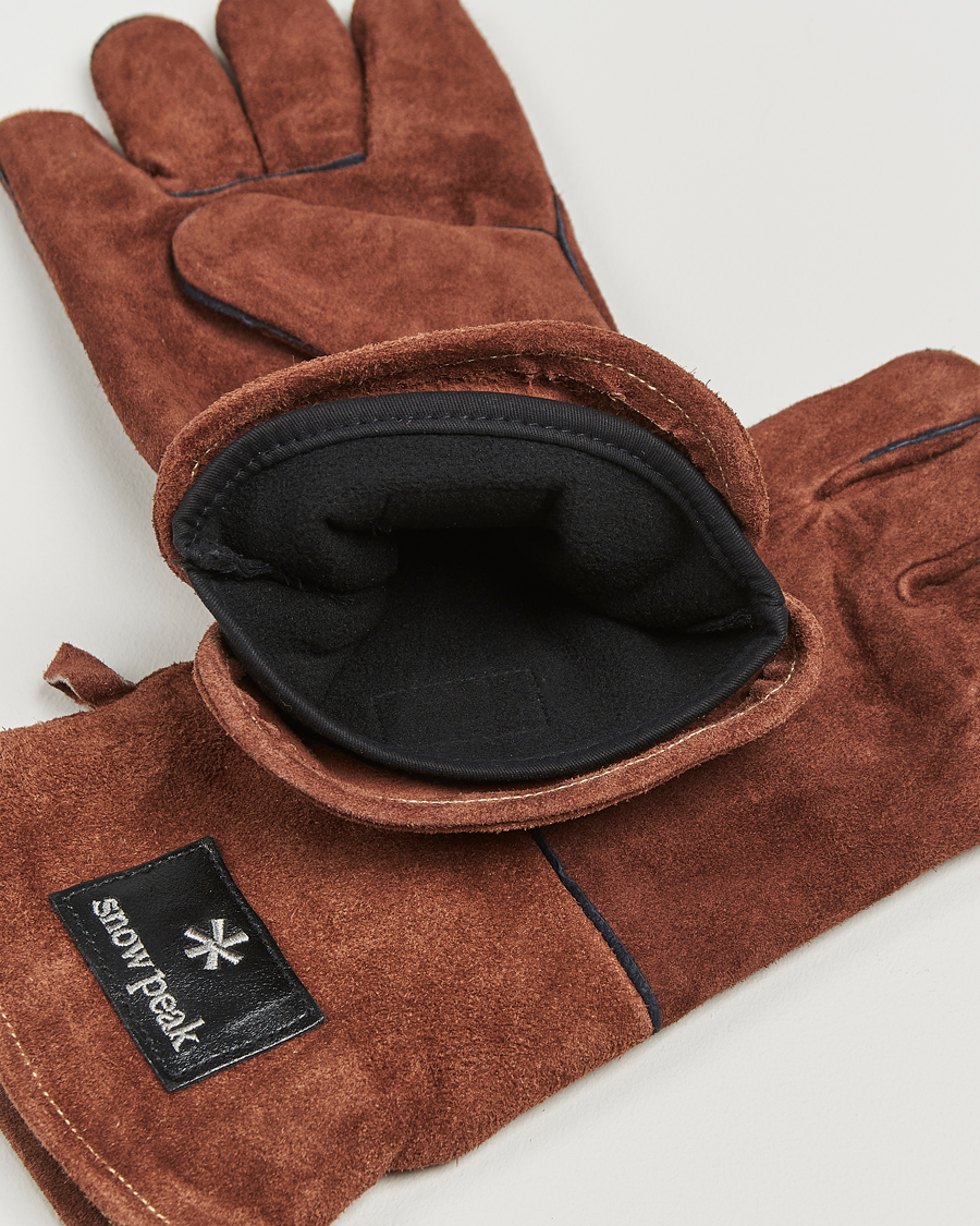 Herre | Outdoor living | Snow Peak | Fireside Gloves Brown