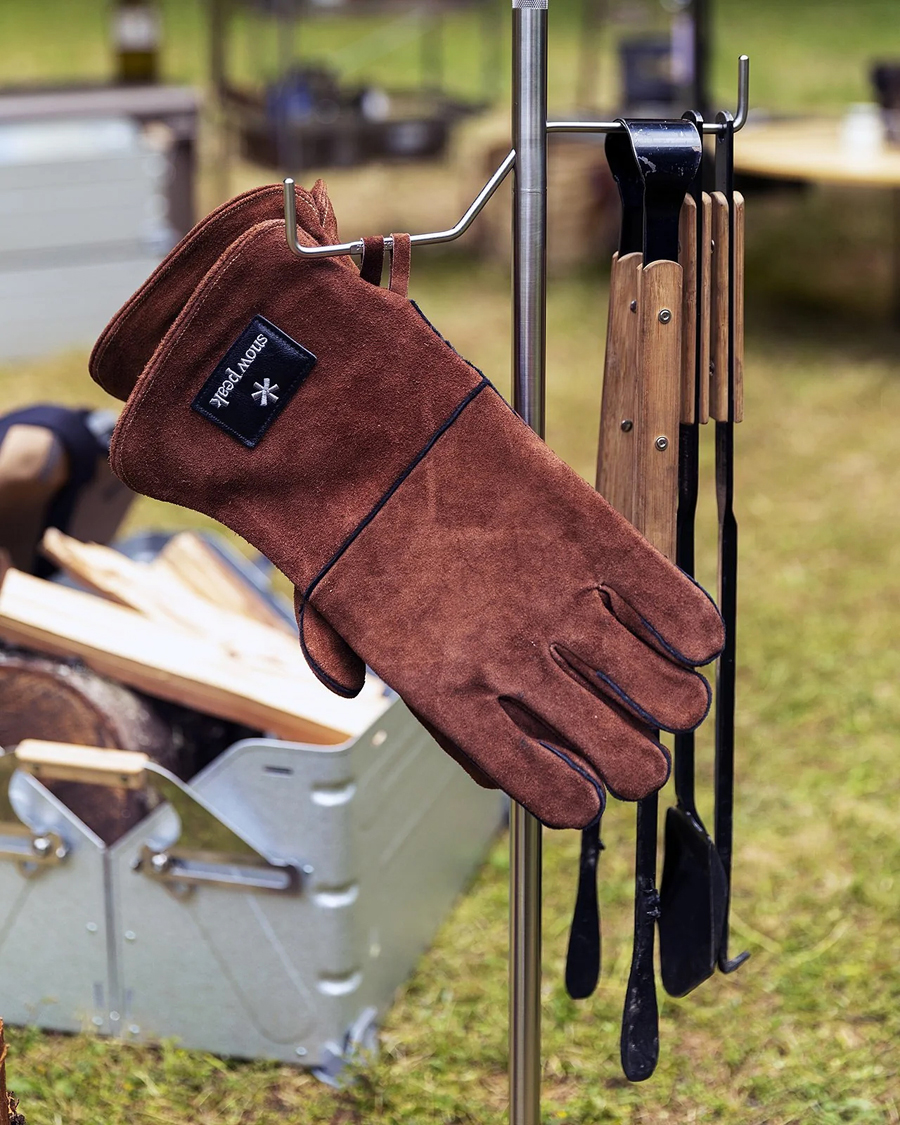 Herre | Outdoor living | Snow Peak | Fireside Gloves Brown