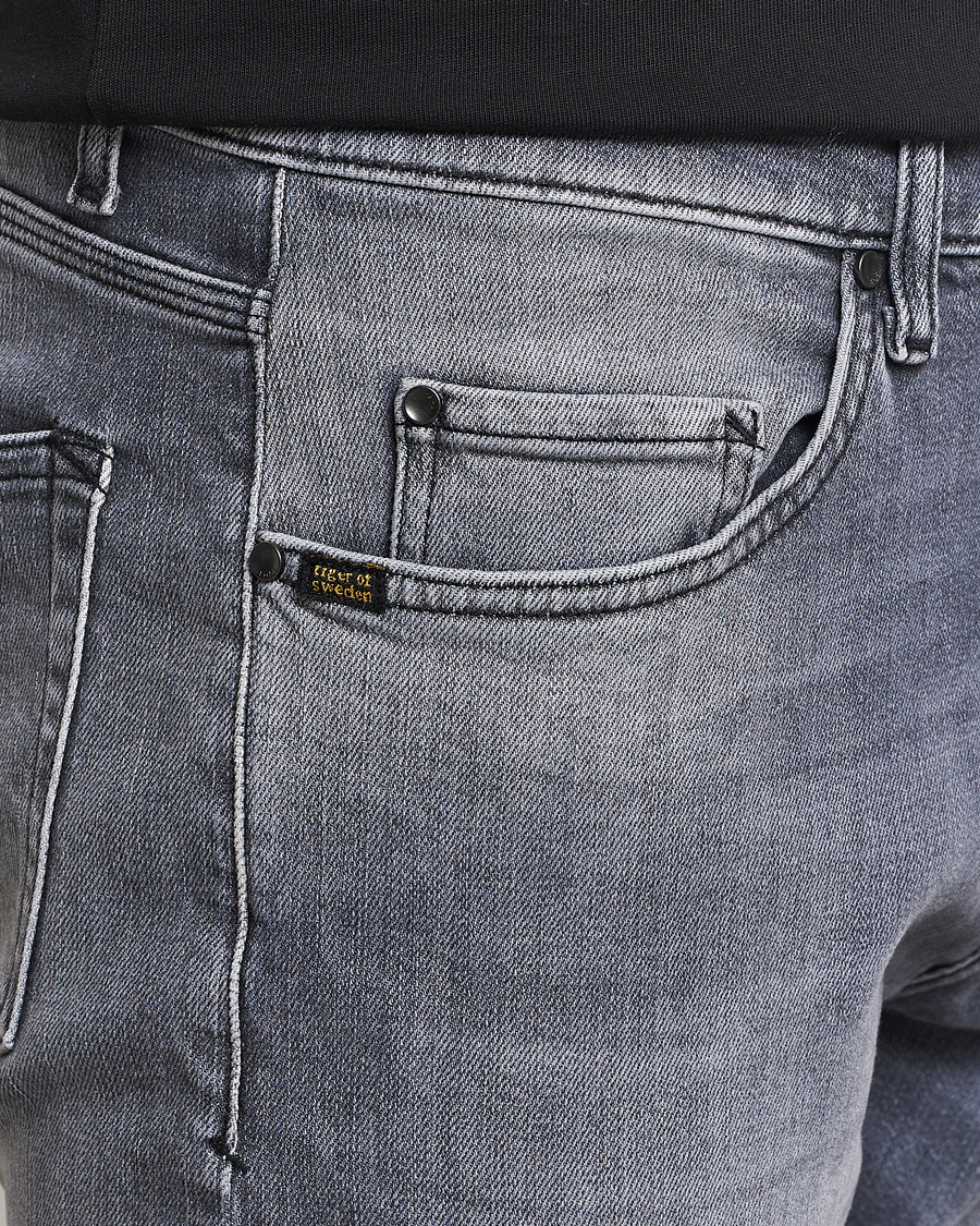 Herre | Jeans | Tiger of Sweden | Pistolero Stretch Cotton Jeans Prime Washed Black