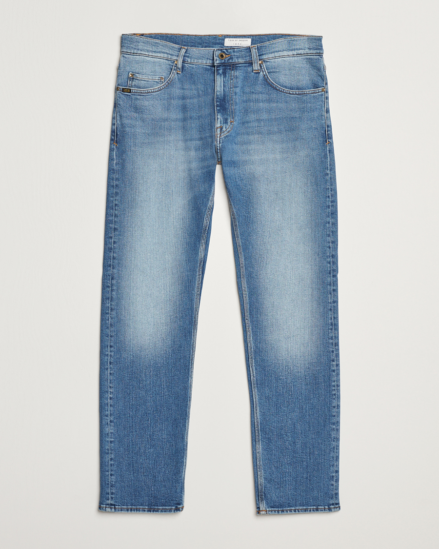 Herre | Jeans | Tiger of Sweden | Pistolero Stretch Cotton Jeans Pale Blue