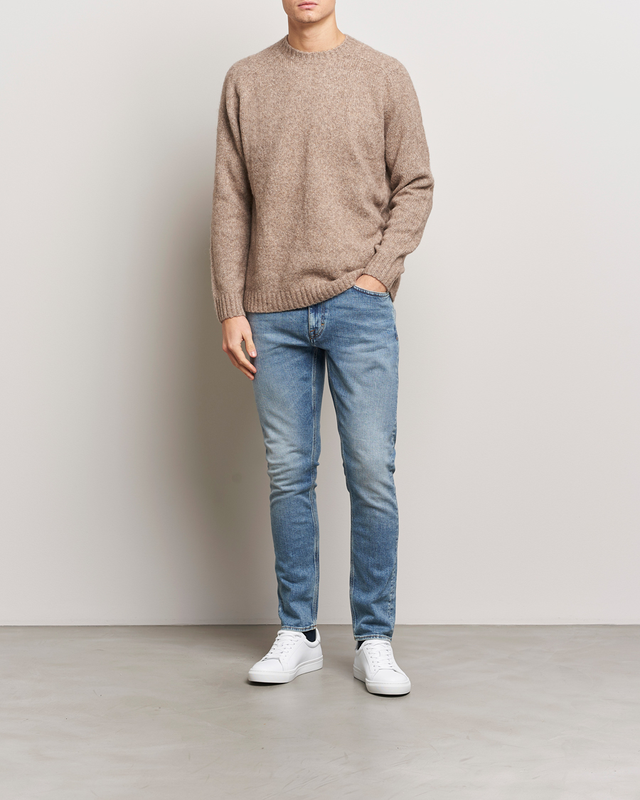 Herre | Jeans | Tiger of Sweden | Pistolero Stretch Cotton Jeans 3 Year Vintage Blue