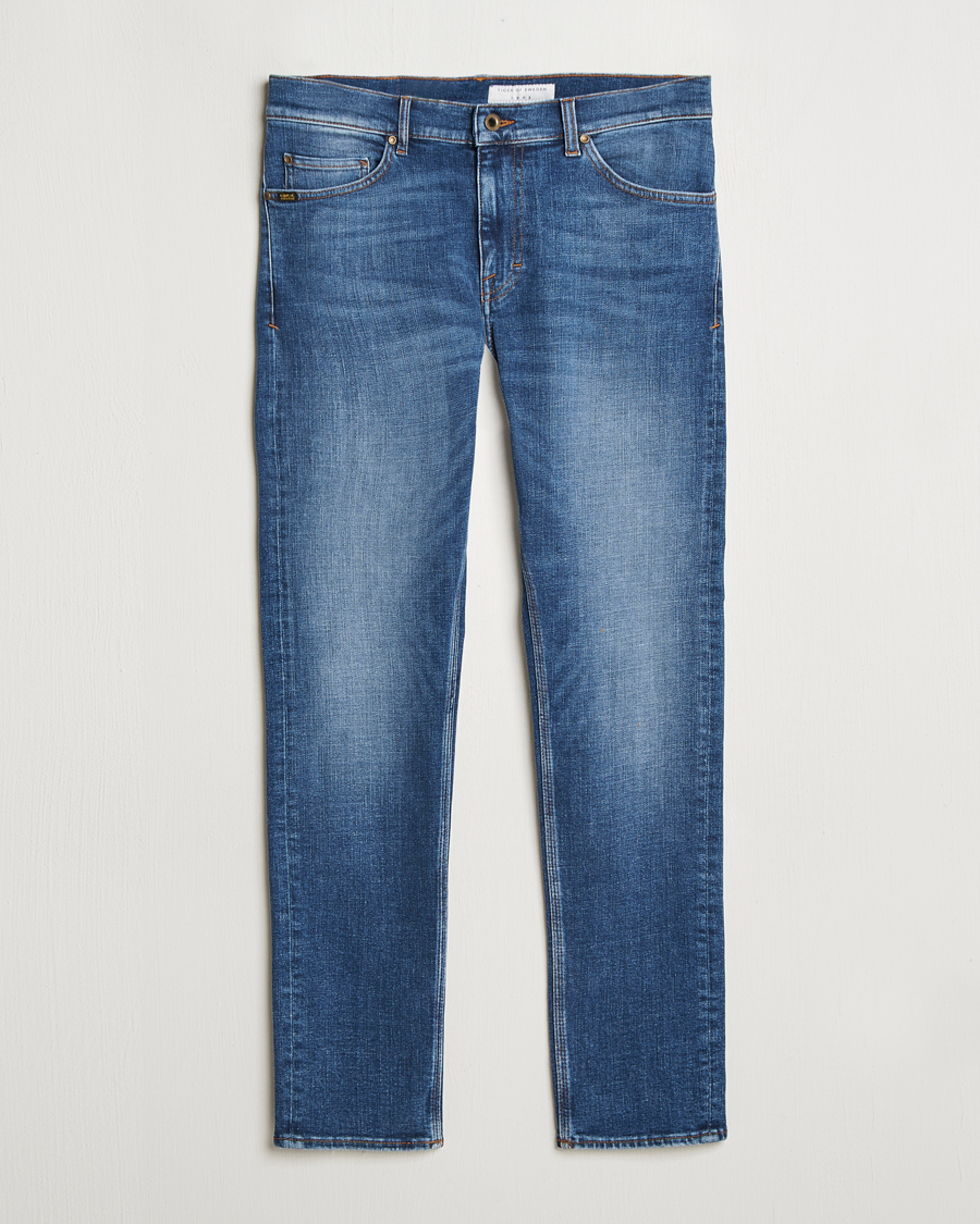 Herre | Jeans | Tiger of Sweden | Evolve Stretch Cotton Jeans Medium Blue