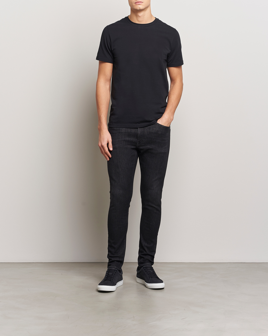 Herre | Jeans | Tiger of Sweden | Evolve Stretch Cotton Jeans Washed Black