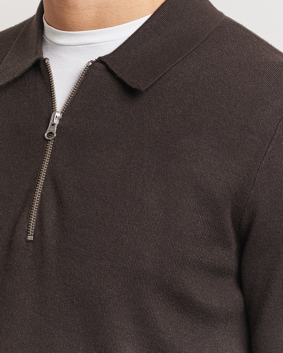 Herre | Gensere | Samsøe Samsøe | Guna Half Zip Turkish Coffee