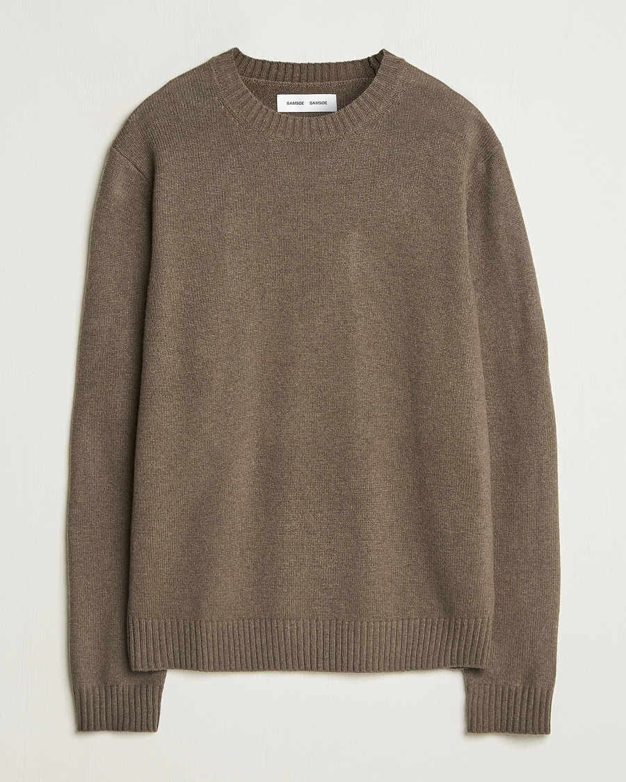 Herre | Gensere | Samsøe Samsøe | Sylli Wool Crew Neck Bungee Cord