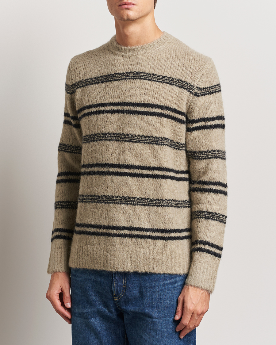 Herre | Gensere | Samsøe Samsøe | Arin Alpaca Striped Sweater Seneca Rock