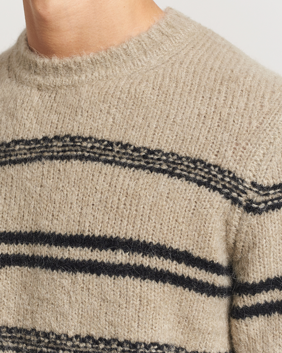 Herre | Gensere | Samsøe Samsøe | Arin Alpaca Striped Sweater Seneca Rock