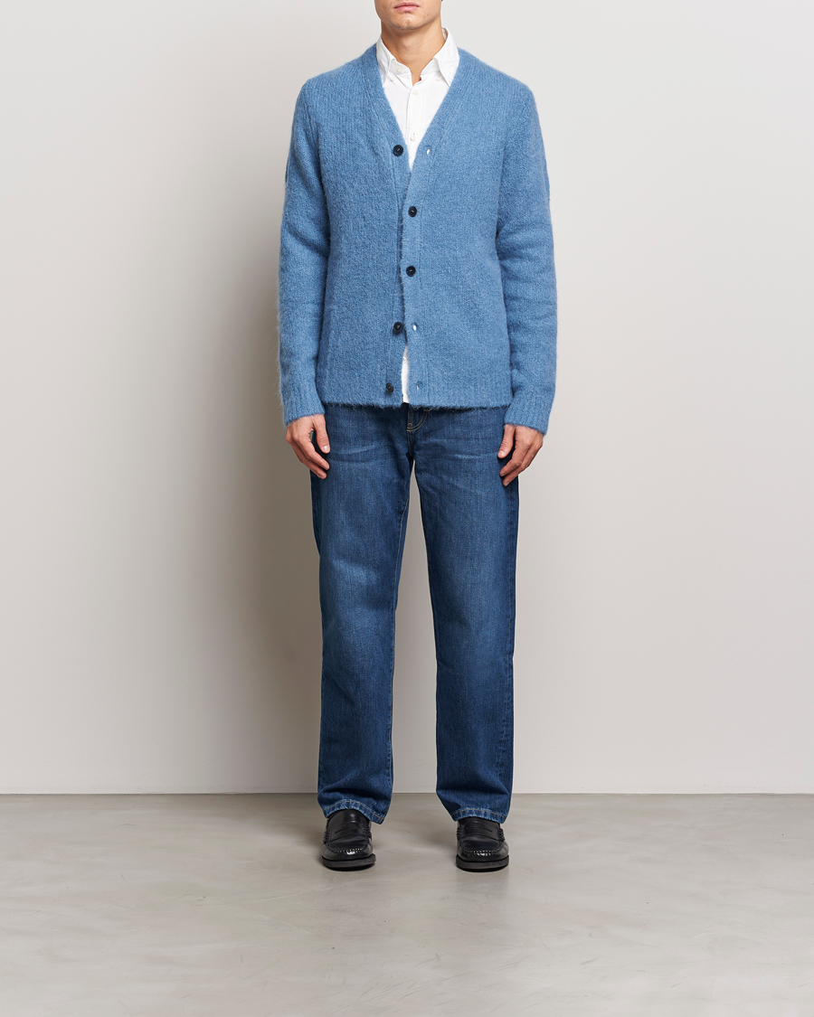 Herre | Gensere | Samsøe Samsøe | Arin Alpaca Cardigan Coronet Blue