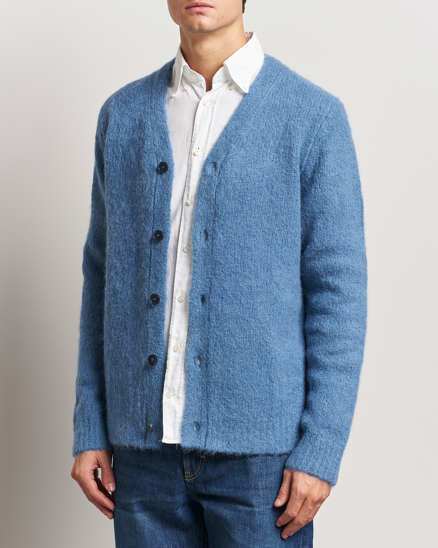 Herre | Gensere | Samsøe Samsøe | Arin Alpaca Cardigan Coronet Blue