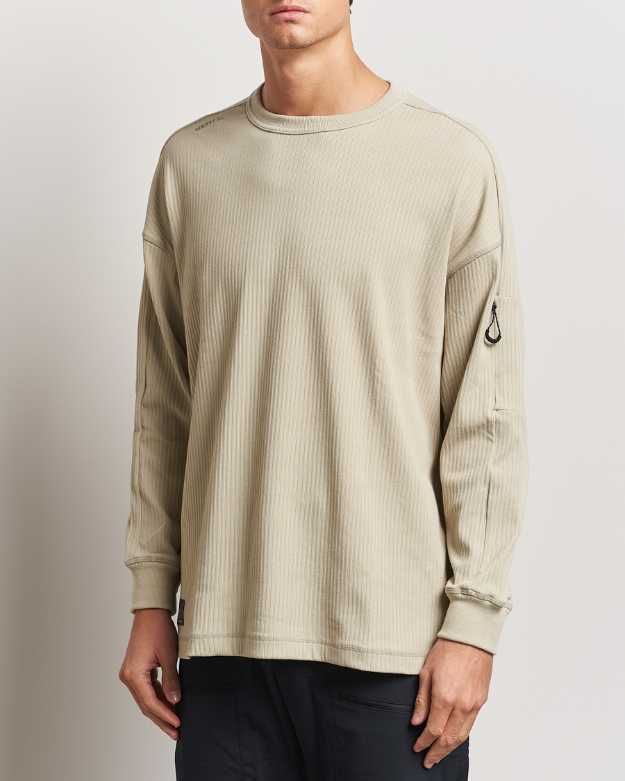 Herre | T-Shirts | Oakley | FGL Static Long Sleeve T-Shirt Desert Sand
