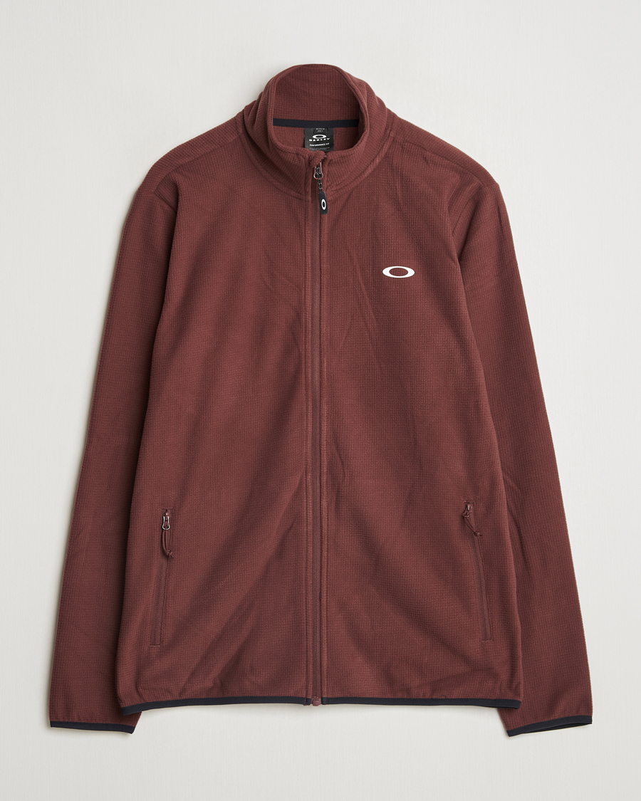 Herre | Gensere | Oakley | Alpine Full Zip Sweatshirt Grenache