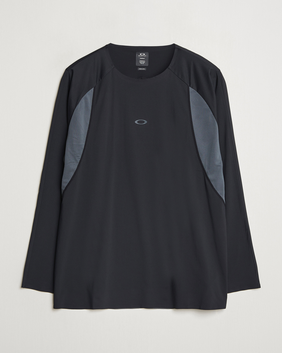 Herre | T-Shirts | Oakley | Pursuit Pro Long Sleeve T-Shirt Blackout