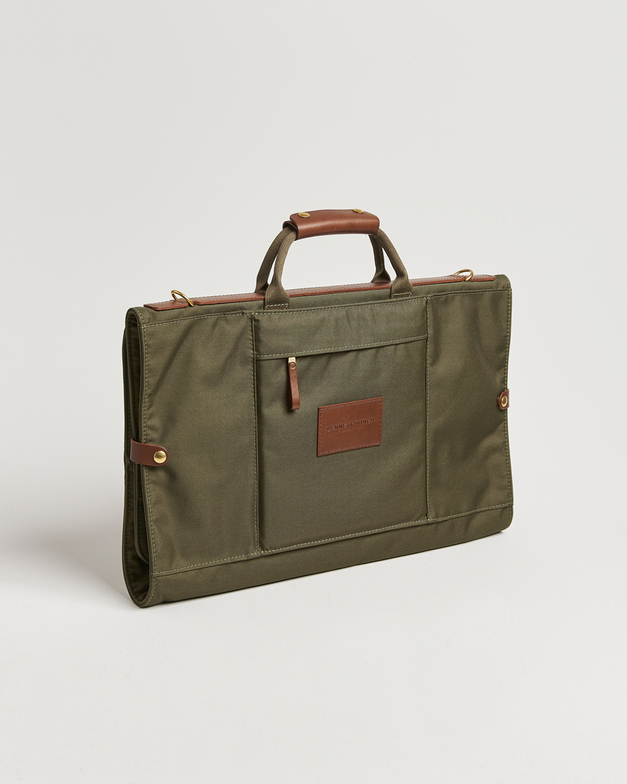 Herre | Vesker | Bennett Winch | Nylon Trifold Suit Carrier Olive