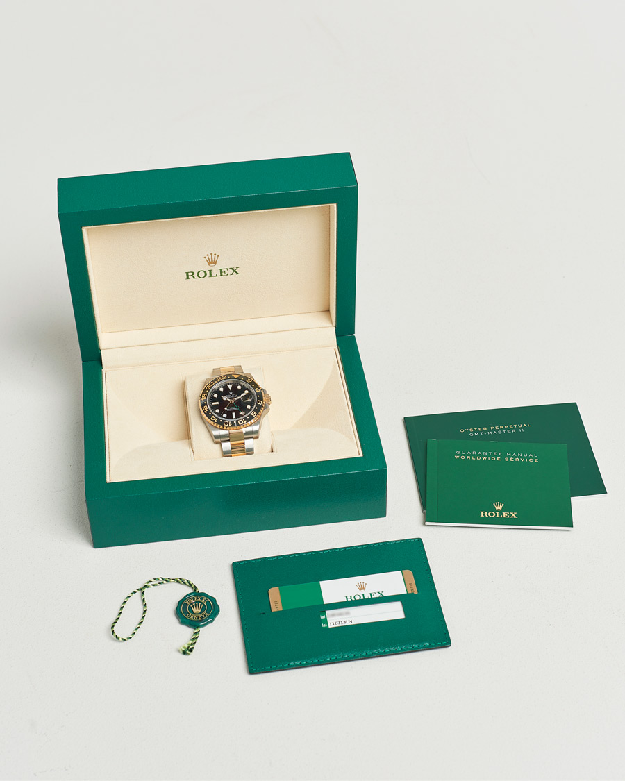 Herre | Rolex Pre-Owned GMT-Master II 116713LN Silver | Rolex Pre-Owned | GMT-Master II 116713LN Silver
