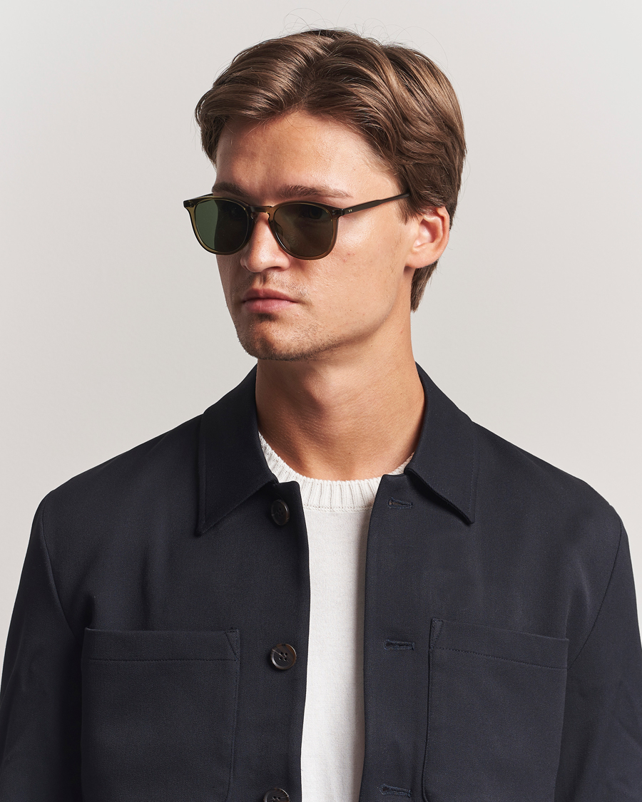 Herre | Solbriller | Garrett Leight | Kinney 49 Sunglasses Olive/Green
