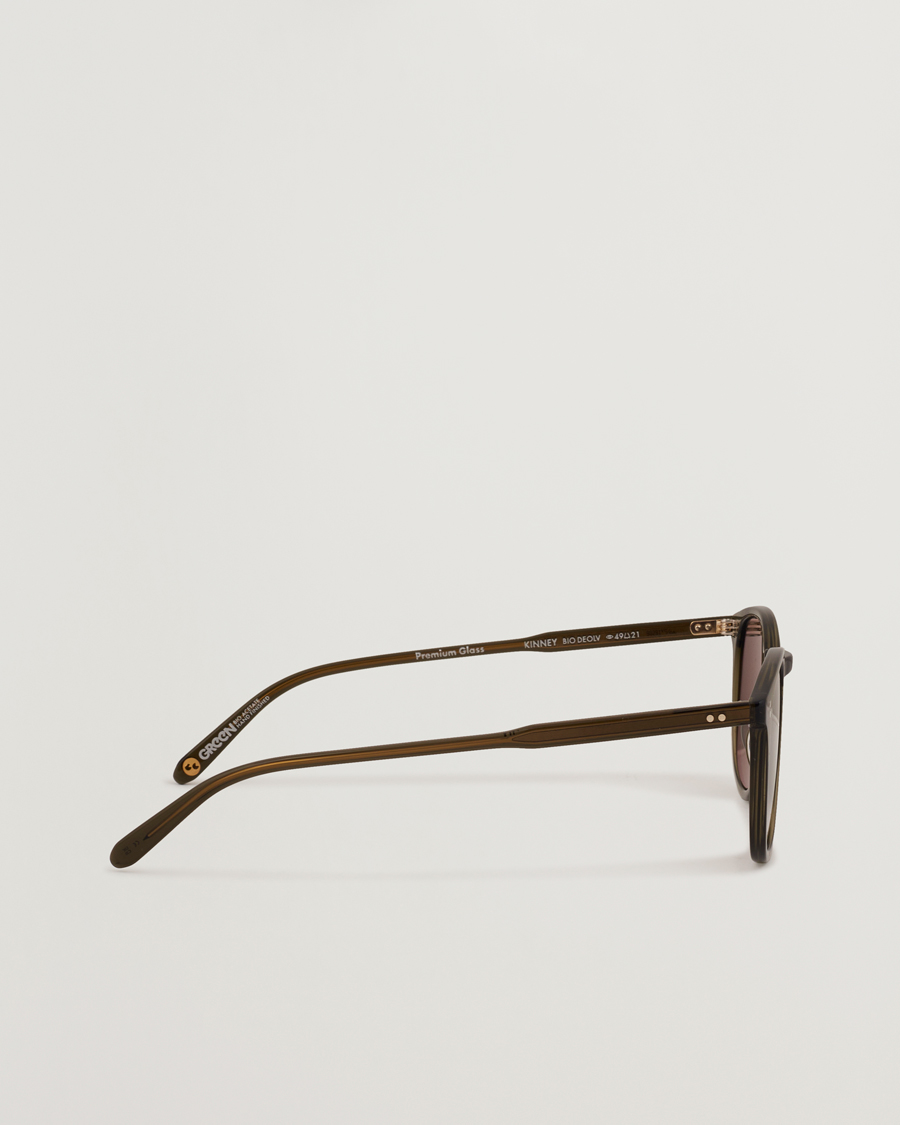 Herre | Solbriller | Garrett Leight | Kinney 49 Sunglasses Olive/Green