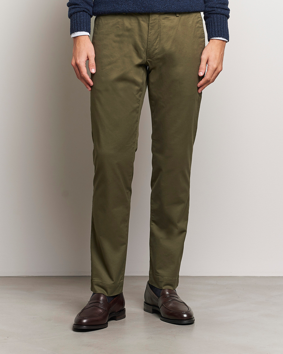 Herre | Bukser | Polo Ralph Lauren | Slim Fit Stretch Chinos Canopy Olive