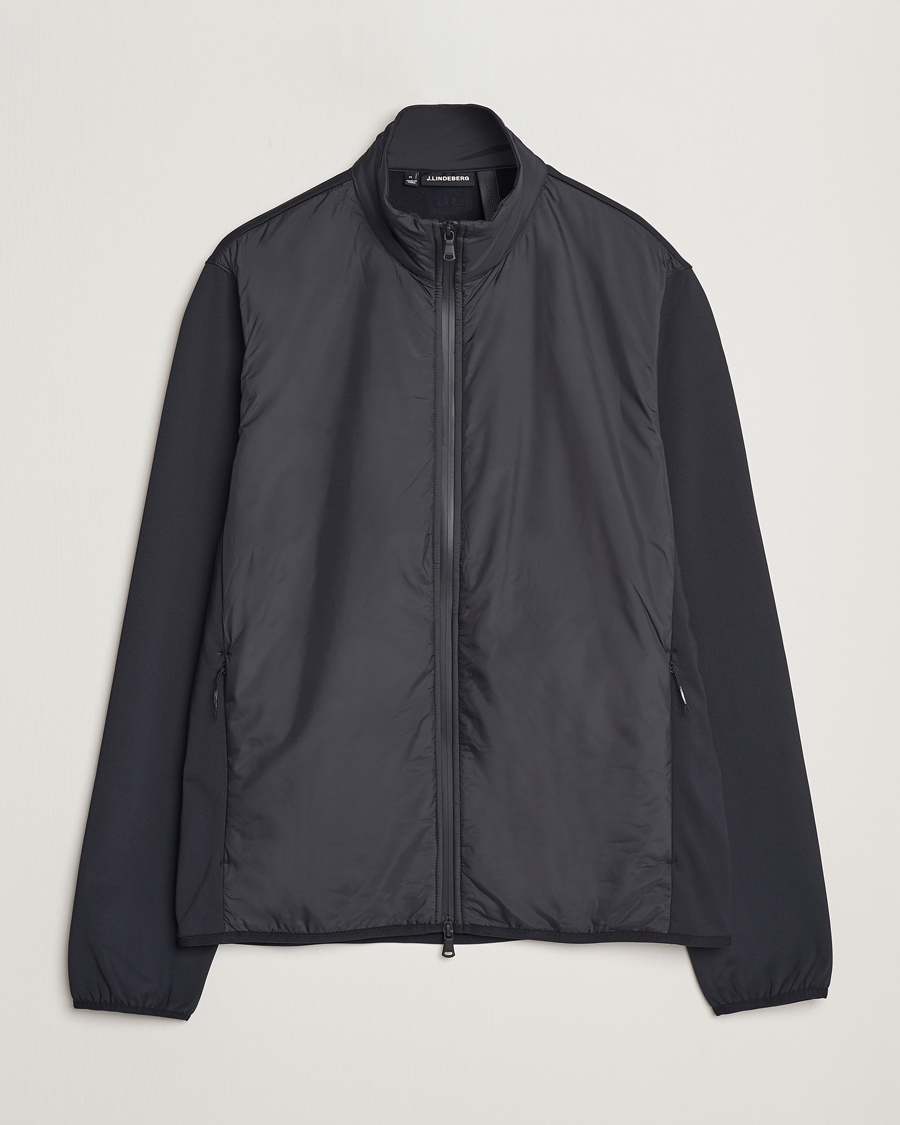 Herre | Jakker | J.Lindeberg | Davida Hybrid Jacket Black