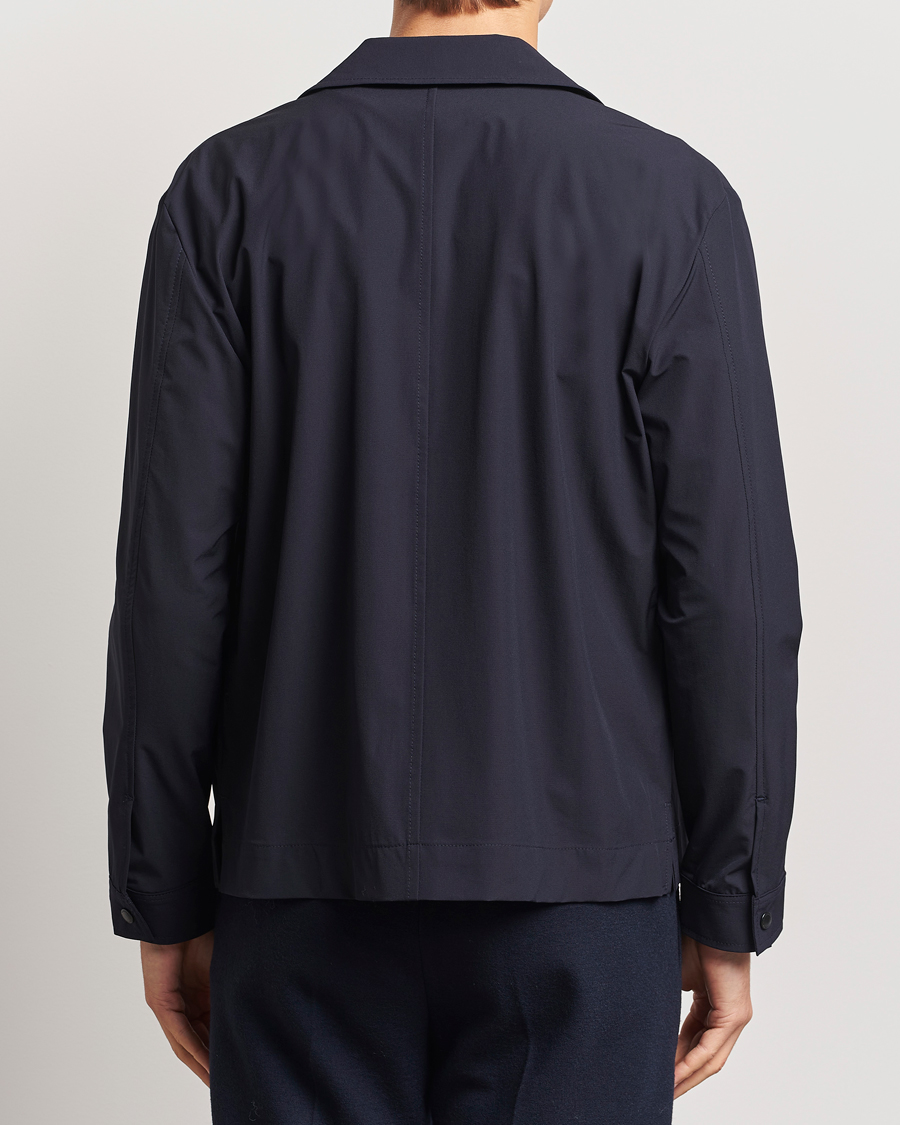 Herre | Skjorter | J.Lindeberg | Jake Zipped Overshirt Navy