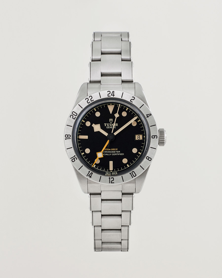 Herre | Tudor Pre-Owned Black Bay GMT 79470 Silver | Tudor Pre-Owned | Black Bay GMT 79470 Silver