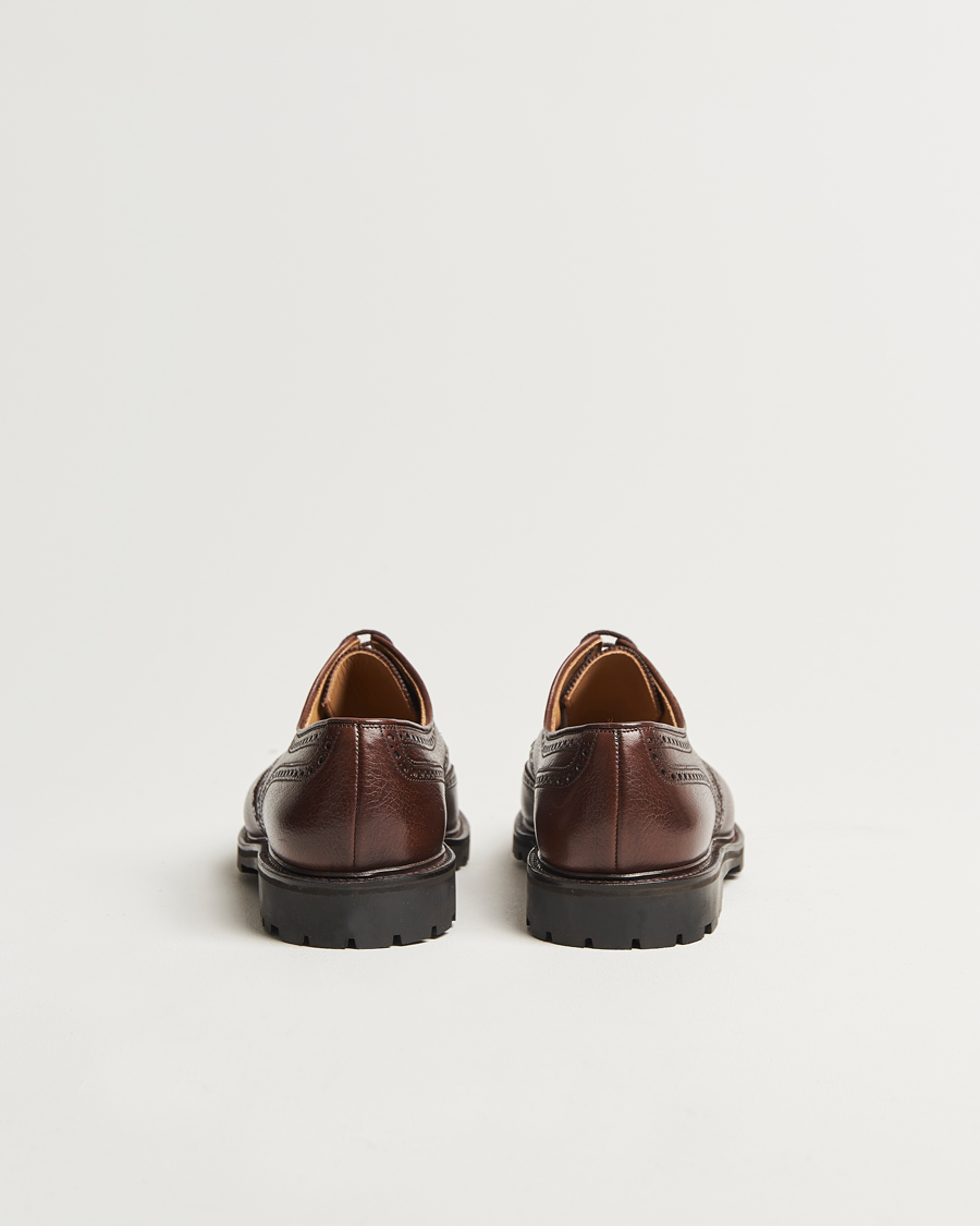 Herre | Brogues | Crockett & Jones x Tärnsjö Garveri | Crockett & Jones Pembroke Milled Grain Vibram Dark Brown