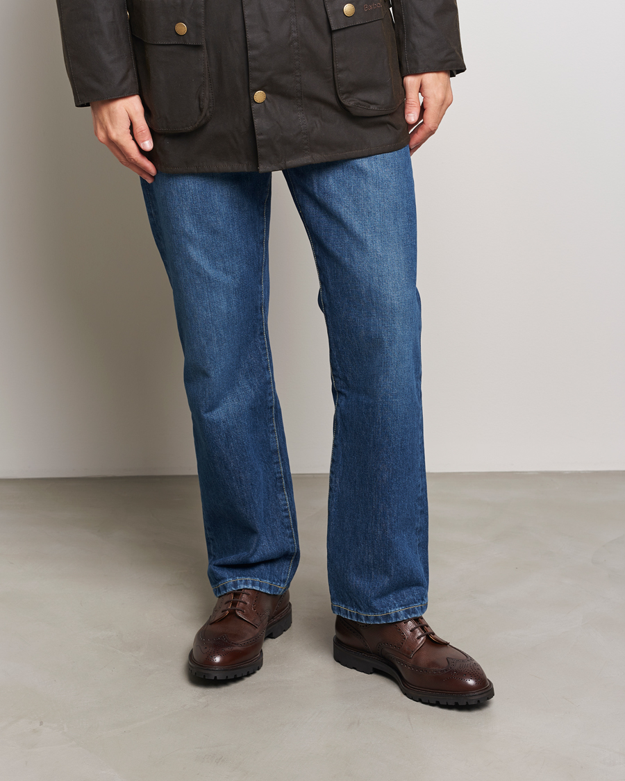 Herre | Brogues | Crockett & Jones x Tärnsjö Garveri | Crockett & Jones Pembroke Milled Grain Vibram Dark Brown