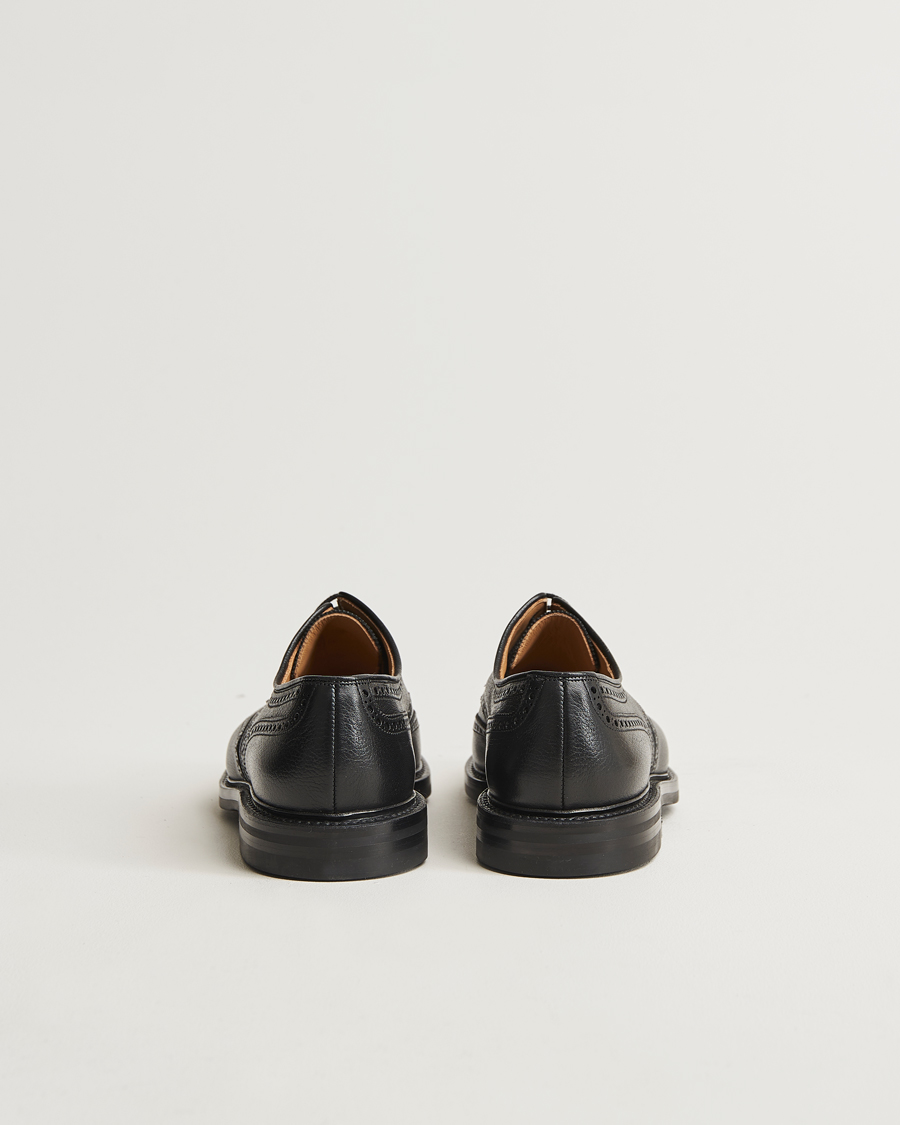 Herre | Brogues | Crockett & Jones x Tärnsjö Garveri | Crockett & Jones Pembroke Milled Grain Dainite Black