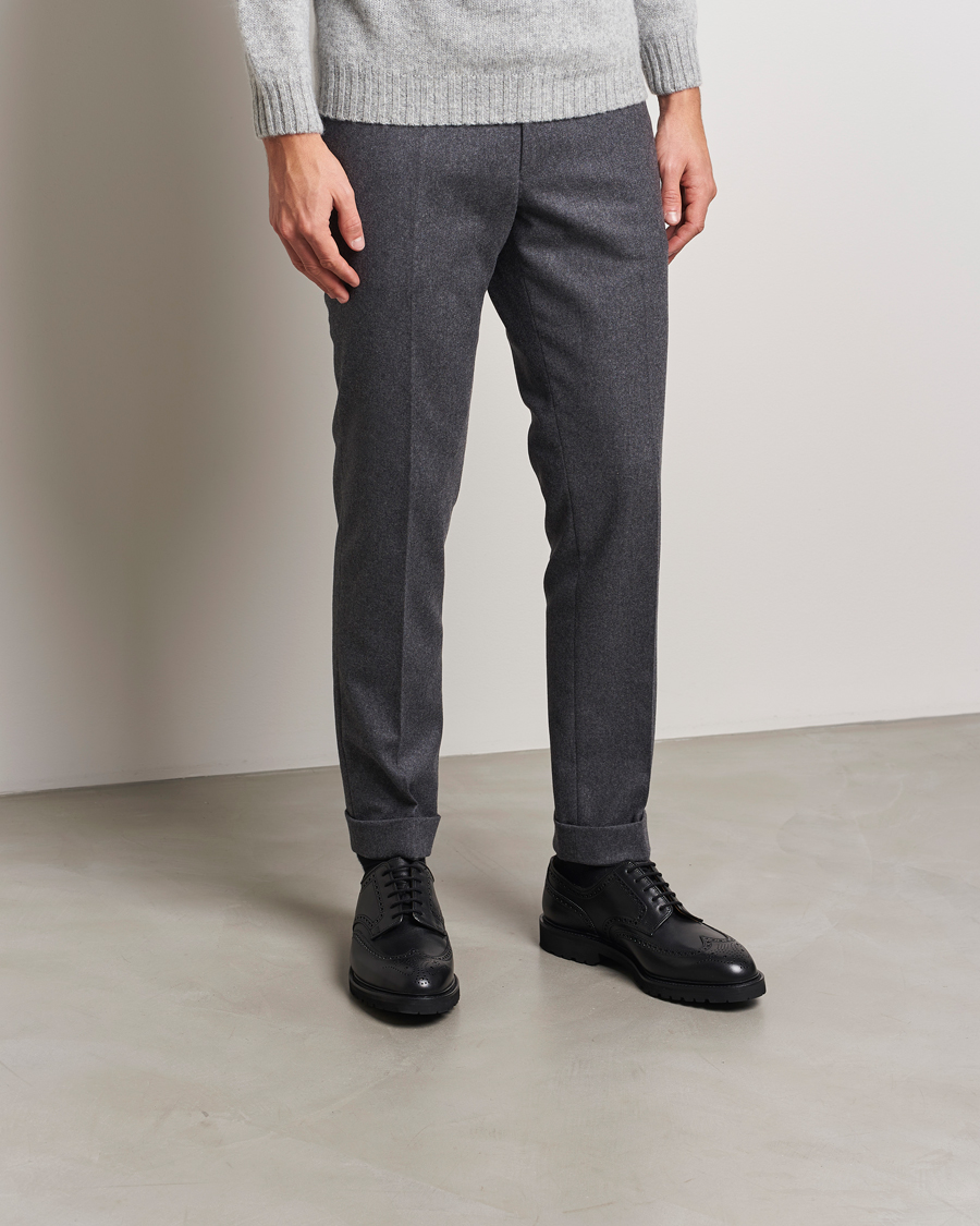 Herre | Brogues | Crockett & Jones x Tärnsjö Garveri | Crockett & Jones Pembroke Milled Grain Vibram Vi-Lite Black