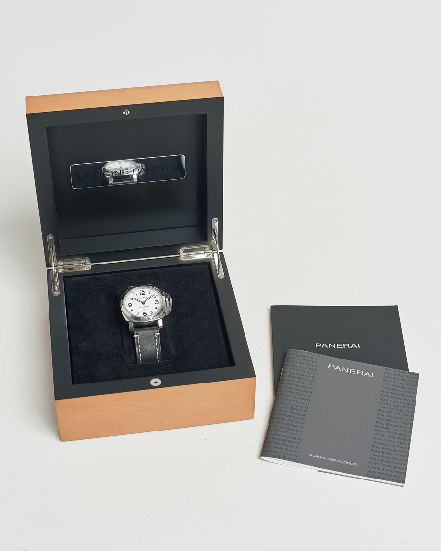 Herre | Pre-Owned & Vintage Watches | Panerai Pre-Owned | Luminor Base Logo Silver