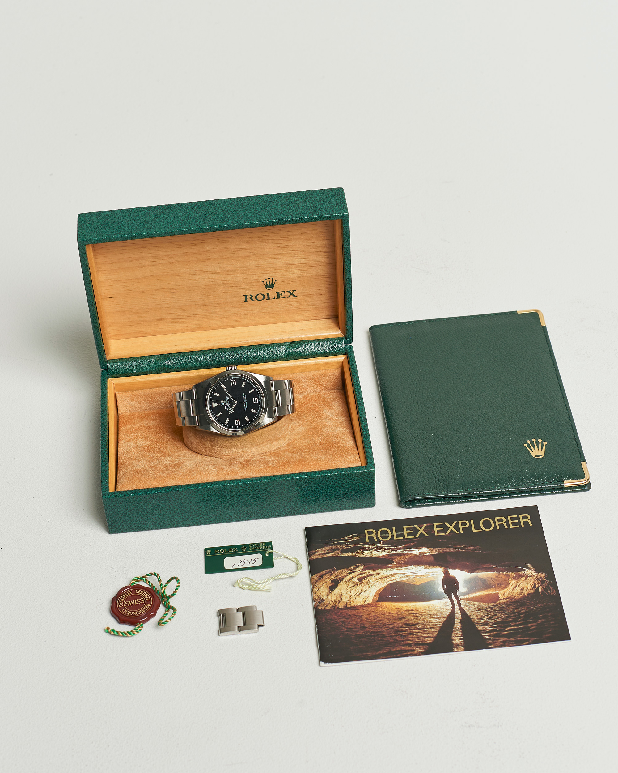 Herre | Rolex Pre-Owned Explorer 114270 Silver | Rolex Pre-Owned | Explorer 114270 Silver