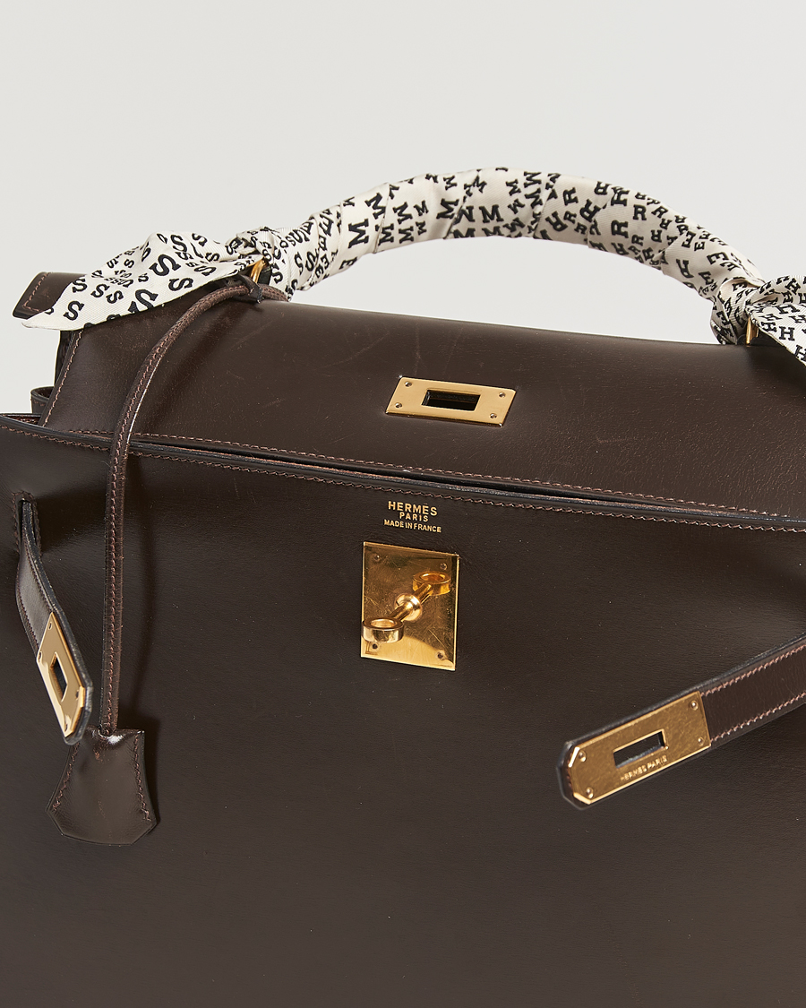 Herre | Hermès Pre-Owned Kelly 32 Handbag Brown | Hermès Pre-Owned | Kelly 32 Handbag Brown
