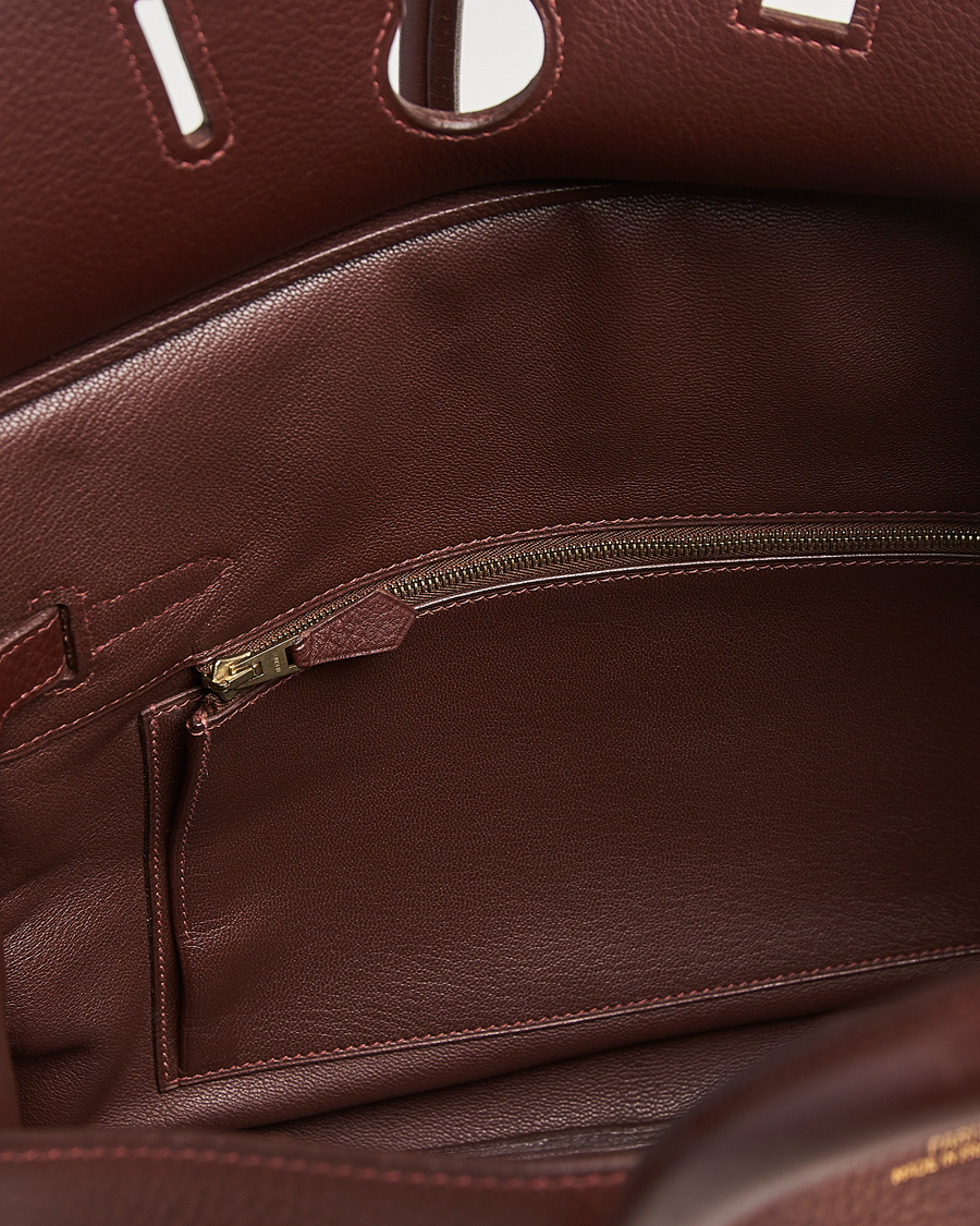 Herre | Hermès Pre-Owned Birkin 35 Taurillon Clemence Handbag Havana | Hermès Pre-Owned | Birkin 35 Taurillon Clemence Handbag Havana