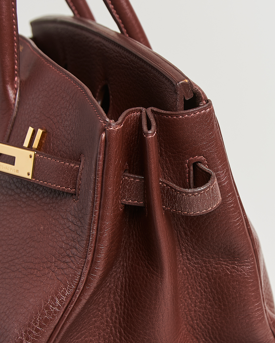 Herre | Hermès Pre-Owned Birkin 35 Taurillon Clemence Handbag Havana | Hermès Pre-Owned | Birkin 35 Taurillon Clemence Handbag Havana