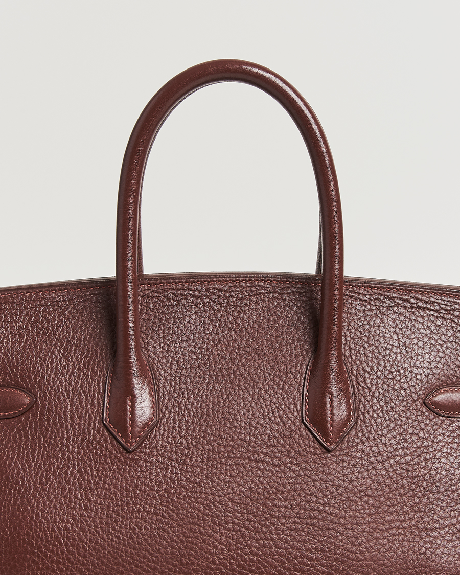Herre | Hermès Pre-Owned Birkin 35 Taurillon Clemence Handbag Havana | Hermès Pre-Owned | Birkin 35 Taurillon Clemence Handbag Havana