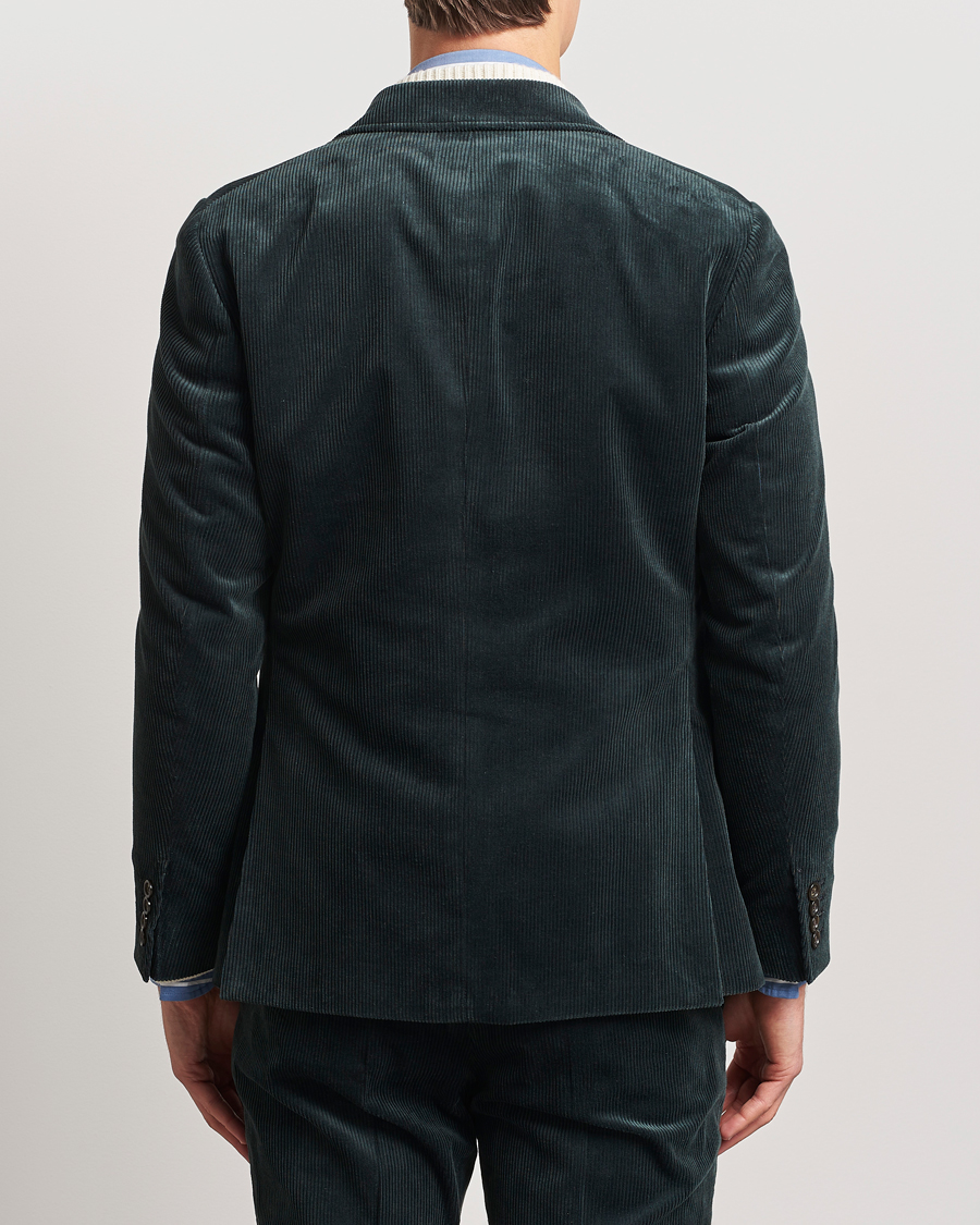 Herre | Dressjakker | Gant | Slim Corduroy Suit Jacket Tartan Green