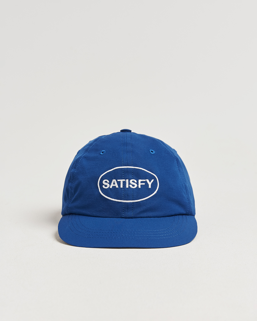 Herre | Satisfy PeaceShell Running Cap Blue | Satisfy | PeaceShell Running Cap Blue