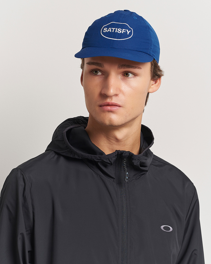Herre | Satisfy PeaceShell Running Cap Blue | Satisfy | PeaceShell Running Cap Blue