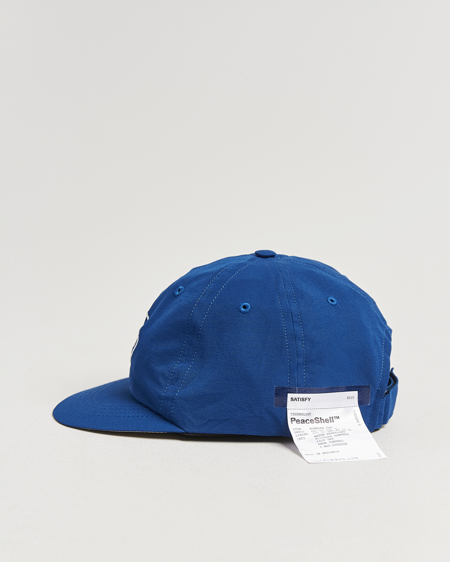 Herre | Satisfy PeaceShell Running Cap Blue | Satisfy | PeaceShell Running Cap Blue