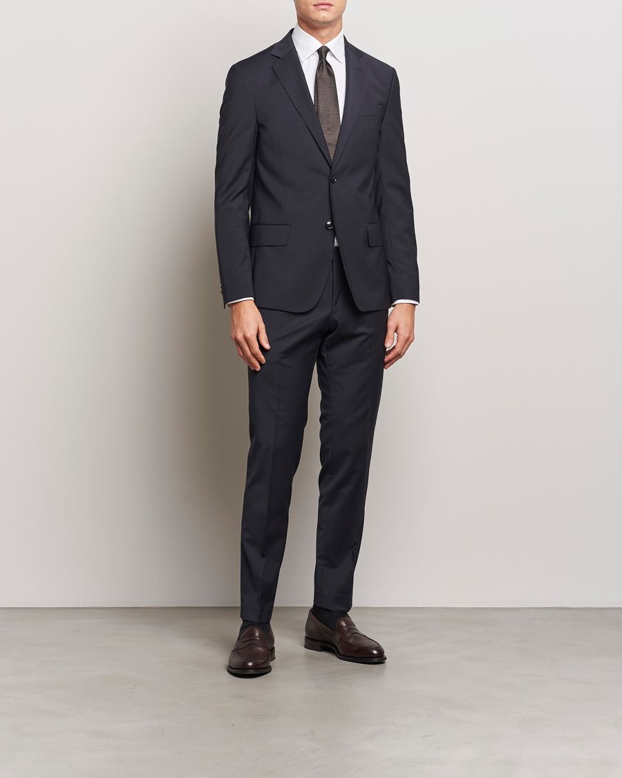 Herre | Bukser | Oscar Jacobson | Damien Trousers Navy